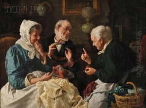 In The Parlor by Louis Charles Moeller