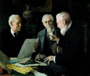 Three Gentlemen by Louis Charles Moeller