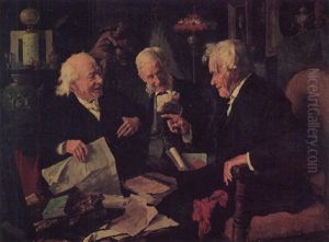A Lively Debate by Louis Charles Moeller