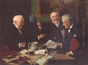 Three Gentlemen by Louis Charles Moeller