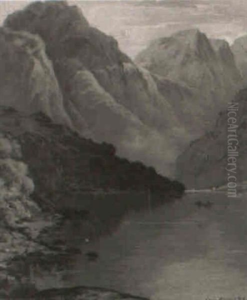 Mountain River Landscape - view 1