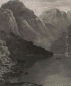 Mountain River Landscape