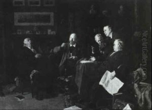 A Gathering Of Friends by Louis Charles Moeller