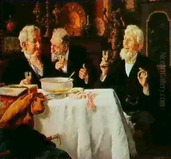 Three Wine Connoisseurs - view 1