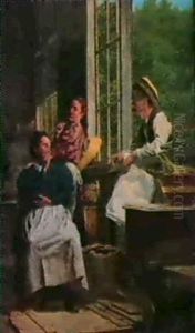 A Restful Moment by Louis Charles Moeller