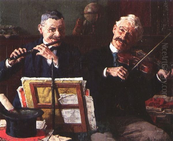 Two Musicians - view 1