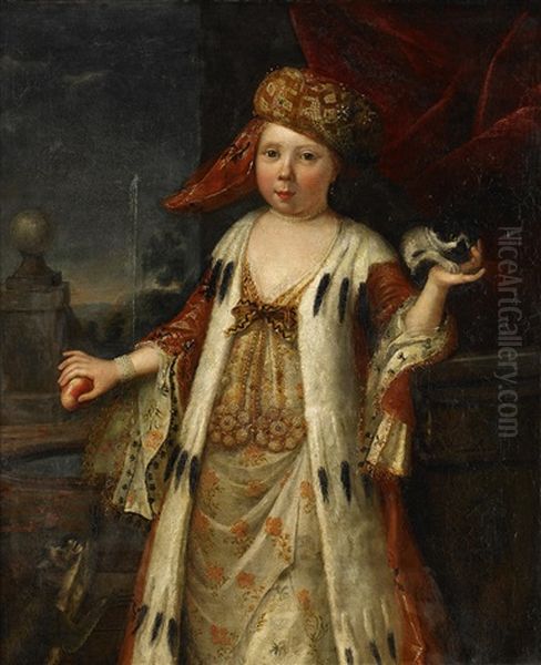Girl In Oriental Dress - view 1