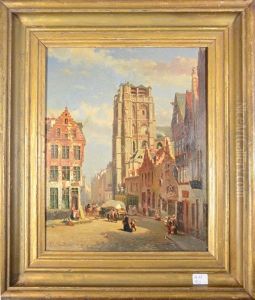 Rue Animee by Jean Baptiste van Moer