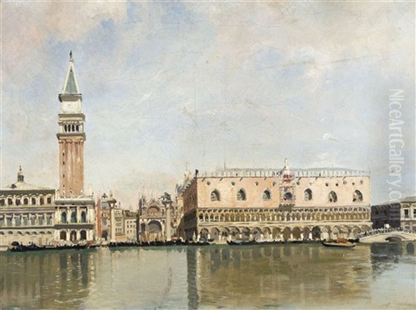 Vue Sur La Place Saint-marc Et Le Palais Des Doges A Venise - view 1