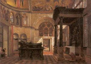 Gezicht In De San Marco-basiliek Te Venetie Gezicht In De San Marco-basiliek Te Venetie