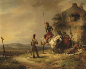 Kozacs From The Tsarist Army by Joseph Jodocus Moerenhout