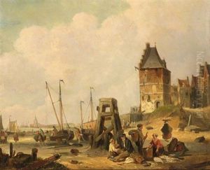 Fisherfolk In A Village, Zeeland