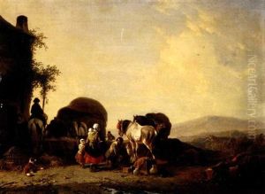 Il Cambio Dei Cavalli by Joseph Jodocus Moerenhout