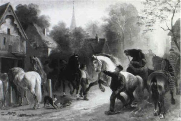 A Horse Market - view 1
