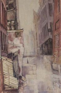 Street Scene by Herman Moerkerk