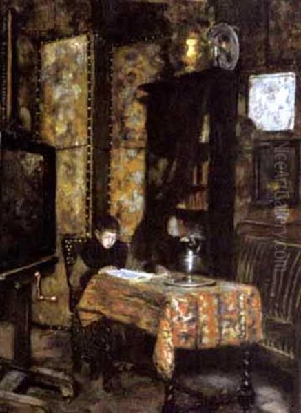 Lezend Jongetje In Het Atelier - view 1