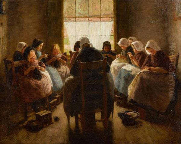A Lesson In The Art Of Knitting And Sewing - view 1