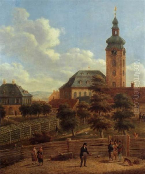 Johanniskirche In Frankfurt-bornheim (uhrenbild) - view 1