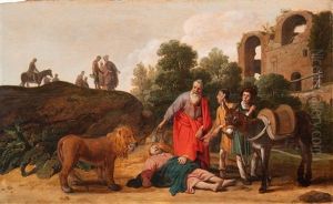 The Death Of The Disobedient Prophet (i Kings, Xiii: 24) by Claes Cornelisz Moeyaert