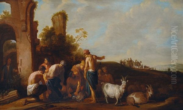 Joseph Is Sold By His Brothers - view 1