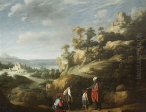 Abraham Preparant Le Sacrifice D'isaac by Claes Cornelisz Moeyaert