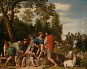 Der Agyptische Joseph Wird Von Seinen Brudern In Den Brunnen Geworfen