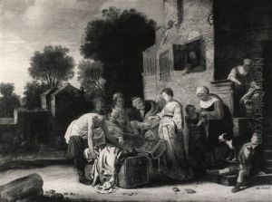 Eliezer Offering Presents To The Parents Of Rebecca