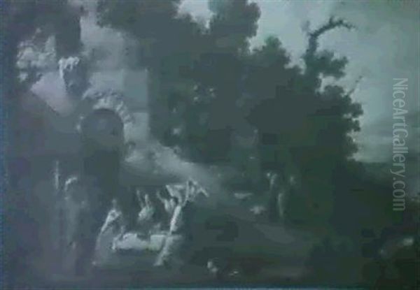 Abraham And The Three Angels - view 1