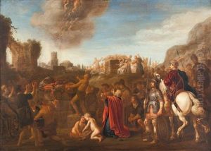 Das Opfer Des Elias by Claes Cornelisz. Moeyaert
