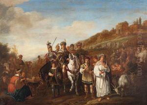 David Mit Der Bundeslade by Claes Cornelisz. Moeyaert