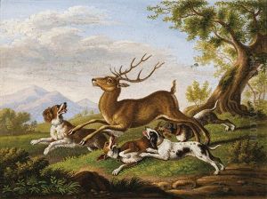 Chasse Au Cerf by Domenico Moglia