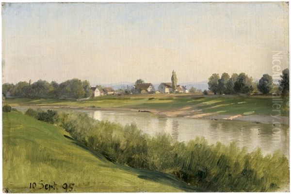 An Der Elbe Sudlich Von Dresden - view 1
