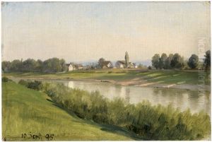 An Der Elbe Sudlich Von Dresden