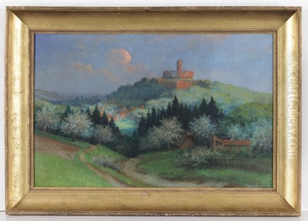 Blick Auf Konigstein Mit Der Burg Von Falkenstein Aus - view 1