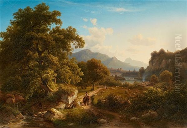 Landscape Near Ischl - view 1