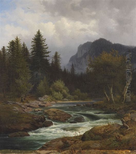 Berglandschaft Mit Bachlauf - view 1