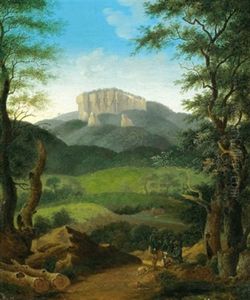 Jager Bei Der Rast by Hugo Oskar von Mohrenschild