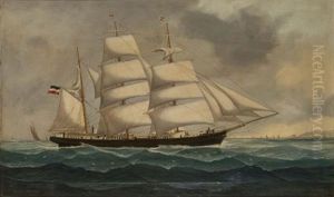 The Barque ~j. Schoentjes~ Captain Ernst Ohle,