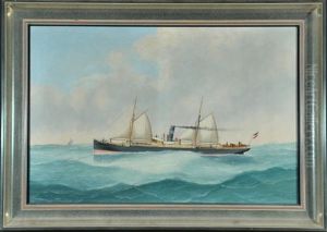 Dampfschiff Carl Hirschberg Auf See
