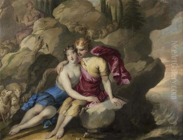 Acis Et Galatee Surpris Par Polypheme - view 1