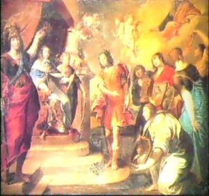Louis Xiv Entre Minerve Et Eros Accueille Les Pretendantes