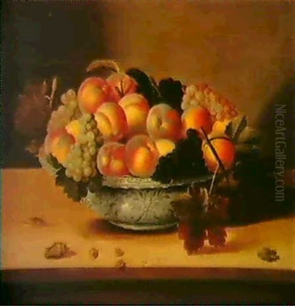 Coupe De Fruits Sur Un Entablement - view 1