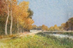 Maison Dans Un Parc Bordant Une Riviere Maison Dans Un Parc Bordant Une Riviere