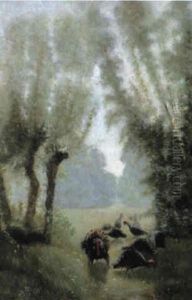 Truth,hne Auf Besonnter Morgendlicher Lichtung by Maurice Moisset