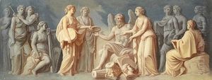 Les Arts Couronnes by Jean Guillaume Moitte