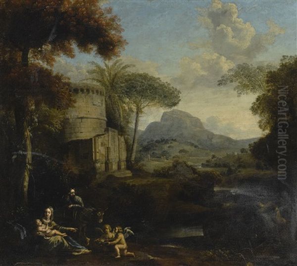 Landscape With The Rest On The Flight Into Egypt - view 1