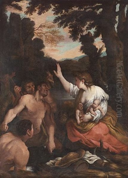 Latona And The Frogs - view 1