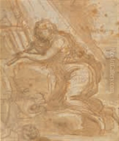 Die Bussende Maria Magdalena In Landschaft - view 1