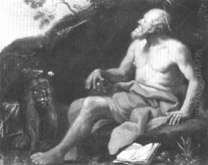 The Penitent St. Jerome In A Landscape The Penitent St. Jerome In A Landscape