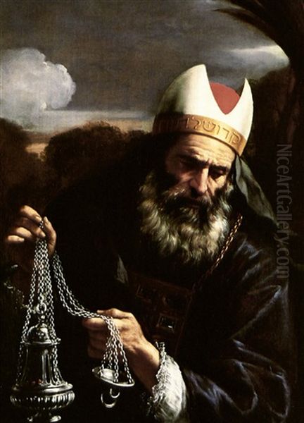Aaron, High Priest Of The Israelites, Holding A Censer - view 1
